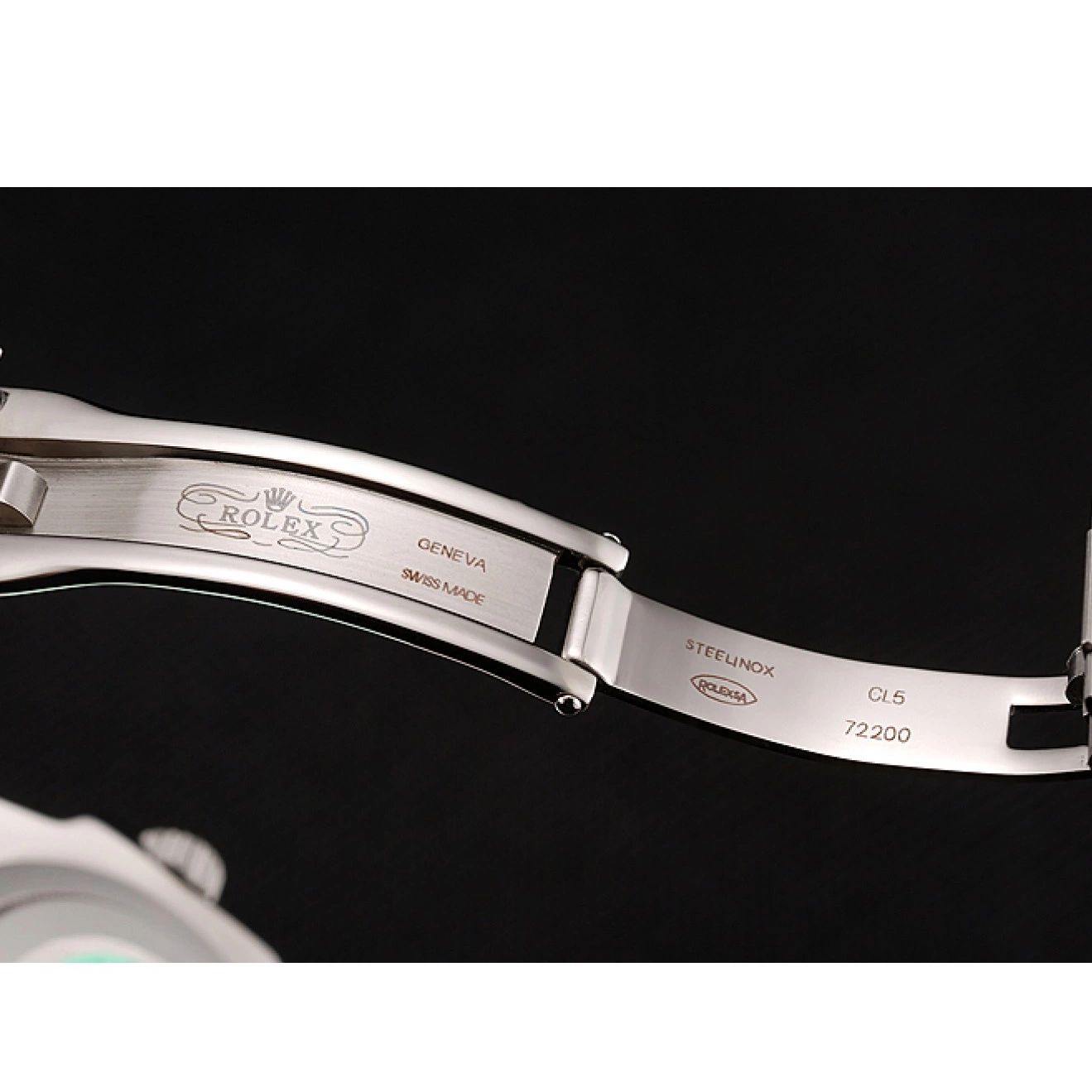 AAA replica watch Bracelet 1453980 Rolex Submariner Stainless Bezel Swiss Pink Steel Dial Pink 0802